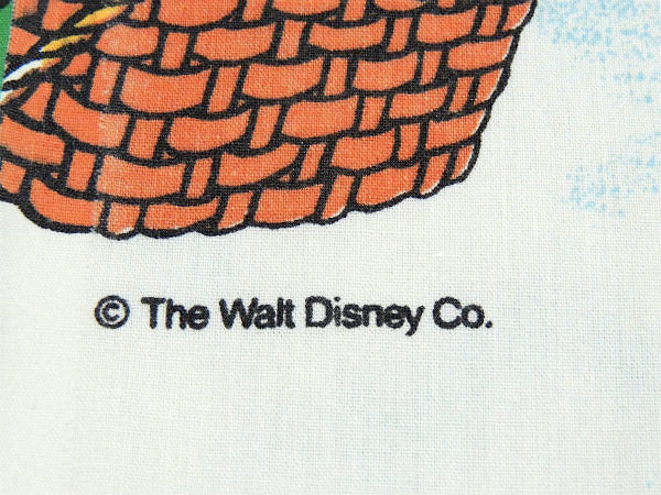 【ミッキー&フレンズ】ディズニー・気球柄・ユーズドシーツ(フラットタイプ) USA