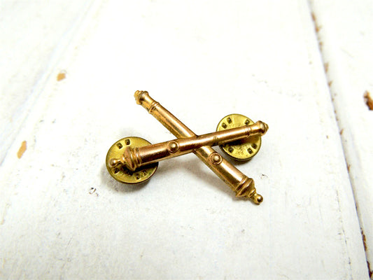 【United States・戦闘武器】ヴィンテージ・ピンバッジ・US ARMY・ミリタリー