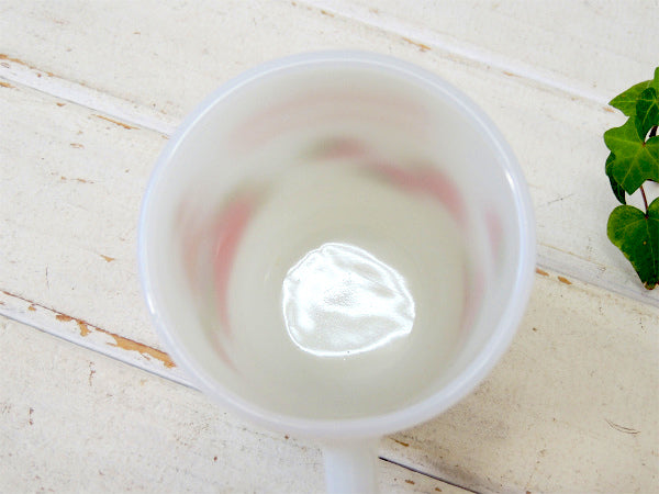 【Fire King】ファイヤーキング・ストロベリーショートケーキ・イチゴ柄・マグカップ/9オンス