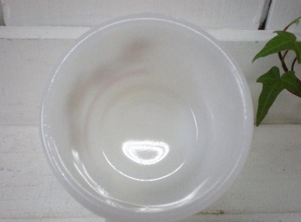 【グラスベイク・Glasbake・1980's】アドバタイジング・マグカップ・ミルクガラス