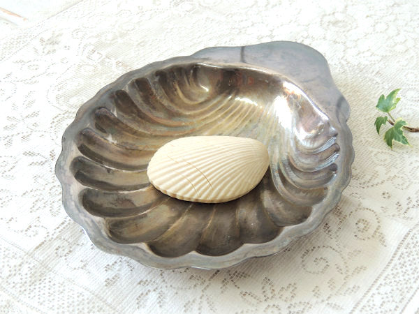 ONEIDA シルバープレート シェル型 ヴィンテージ トレイ ソープディッシュ キャンデイトレイ