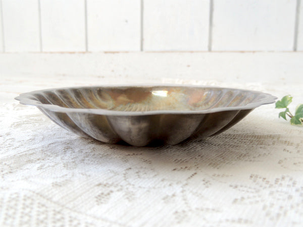 ONEIDA シルバープレート シェル型 ヴィンテージ トレイ ソープディッシュ キャンデイトレイ