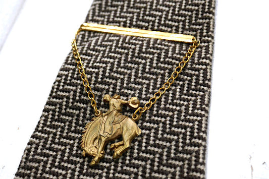 HICKOK ヒコック カウボーイ ロデオ ウエスタン チェーン付き・ヴィンテージ・タイピン USA