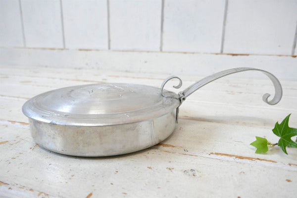 宇宙 惑星 土星  星 スペーシーデザイン 蓋付き ヴィンテージ アルミパン キャンプ アウトドア