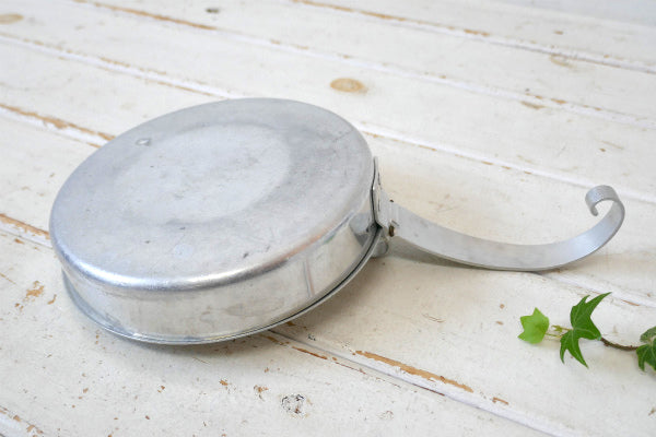 宇宙 惑星 土星  星 スペーシーデザイン 蓋付き ヴィンテージ アルミパン キャンプ アウトドア