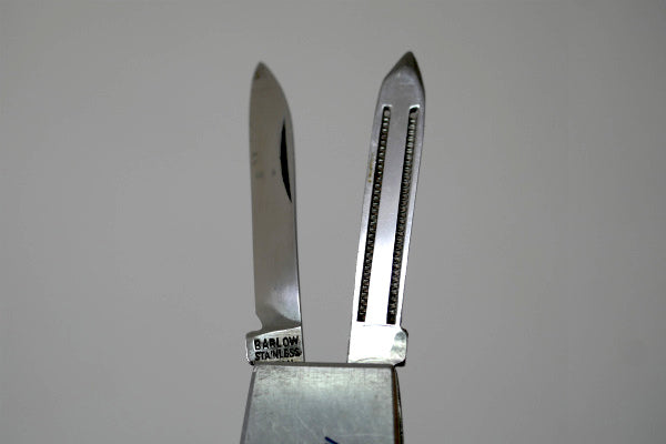 AEROJET カリフォルニア アドバタイジング ビンテージ ポケットナイフ マネークリップ 工業系