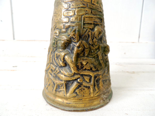 【英国・イギリス製】ゴールド色・アンティーク・ピッチャー・水差し・ジャグ・ガーデニング