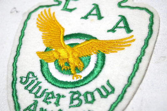 イーグル CAA キャンプ アーチェリー シルバーボウアーチャー ビンテージ 刺繍 ワッペン USA