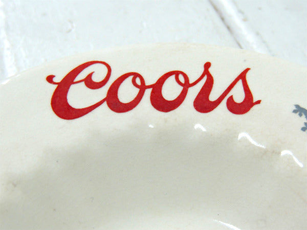 【Coors・クアーズ】ビール・ヴィンテージ・陶器製・灰皿・アシュトレイ/アドバタイジング