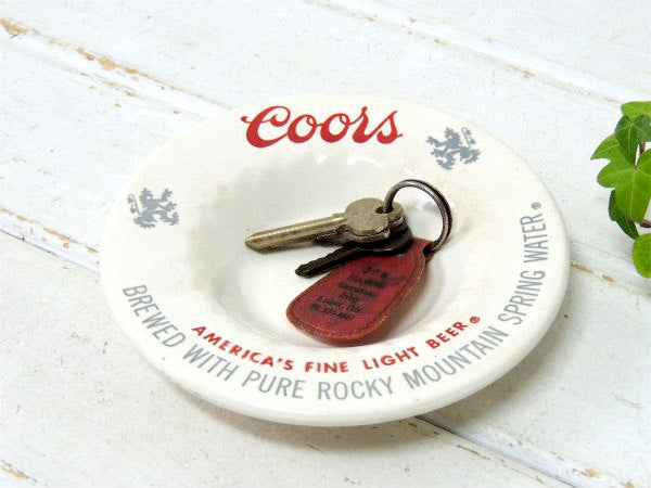 【Coors・クアーズ】ビール・ヴィンテージ・陶器製・灰皿・アシュトレイ/アドバタイジング