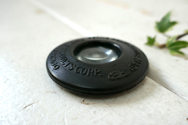 PERMO シカゴ レコード 針 蓄音機 ジュークボックス アンティーク ルーペ 虫眼鏡 USA