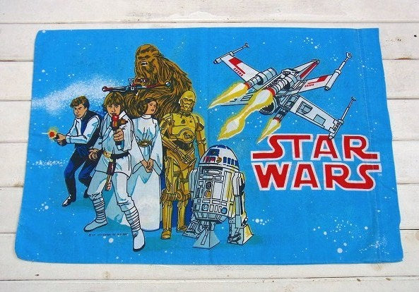 【スターウォーズ】STAR WARS・70'sヴィンテージ・ピロケース/枕カバー USA