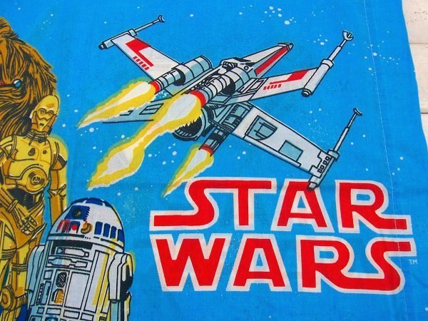 【スターウォーズ】STAR WARS・70'sヴィンテージ・ピロケース/枕カバー USA