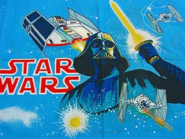 【スターウォーズ】STAR WARS・70'sヴィンテージ・ピロケース/枕カバー USA