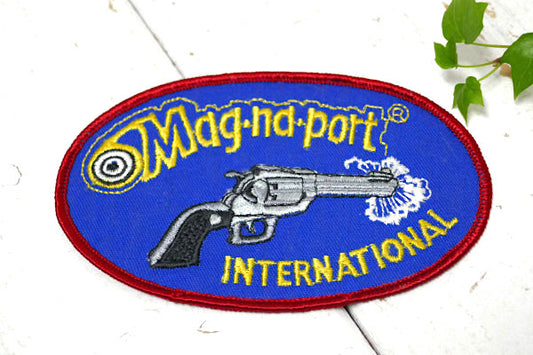 マグナポート 銃 ピストル ガン&ライフル カスタム ビンテージ・刺繍 ワッペン USA