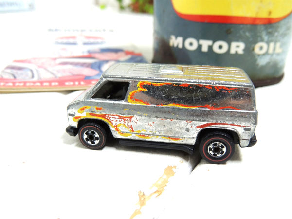 【VAN・レッドライン】ホットウィール・マテル・ヴィンテージ・ミニカー・アメ車