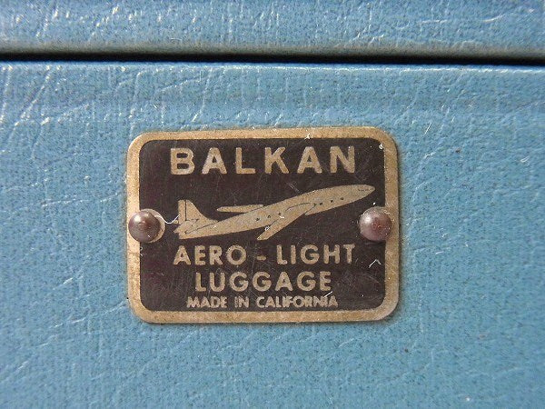 【BALKAN AERO LIGHT】CALIFORNIA・水色・アンティーク・メイクボックス