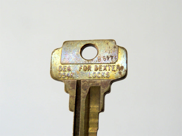 【STAR 5DE3】U.S.A.・ヴィンテージ・キー・鍵・key・真鍮製・アメリカンビンテージ