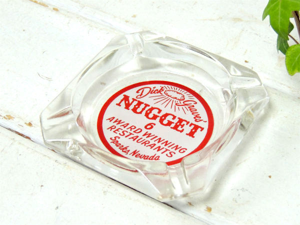 【NUGGET・ネバダ州】カジノ&ホテル・ヴィンテージ・アドバタイジング・灰皿・ミッドセンチュリー