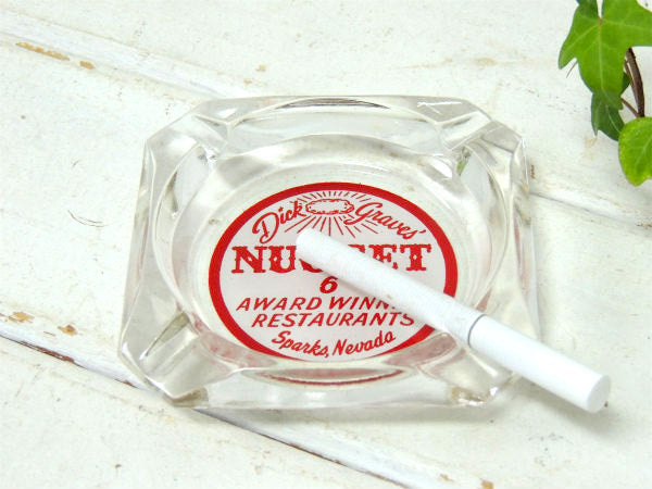 【NUGGET・ネバダ州】カジノ&ホテル・ヴィンテージ・アドバタイジング・灰皿・ミッドセンチュリー
