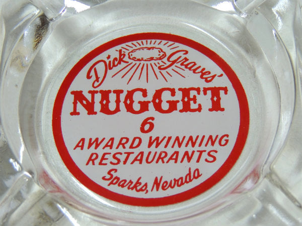 【NUGGET・ネバダ州】カジノ&ホテル・ヴィンテージ・アドバタイジング・灰皿・ミッドセンチュリー