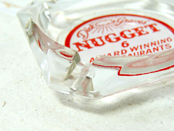 【NUGGET・ネバダ州】カジノ&ホテル・ヴィンテージ・アドバタイジング・灰皿・ミッドセンチュリー