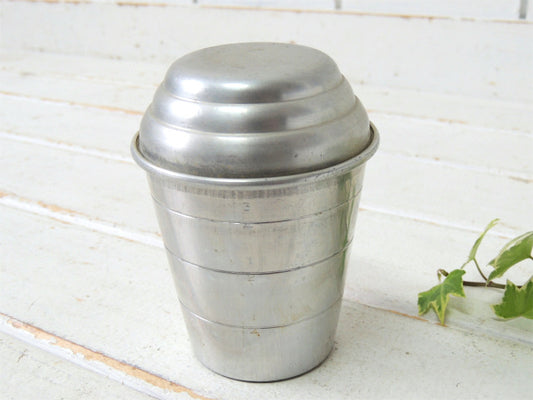 カクテルシェーカー アルミ製・ヴィンテージ・メジャーリング・シェーカー・ USA キッチン雑貨