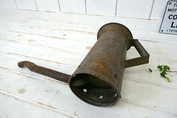 Brookins メタル 50s ビンテージ オイルジョッキ オイル差し ジャグ オイル缶 ガレージ USA