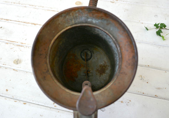 Brookins メタル 50s ビンテージ オイルジョッキ オイル差し ジャグ オイル缶 ガレージ USA