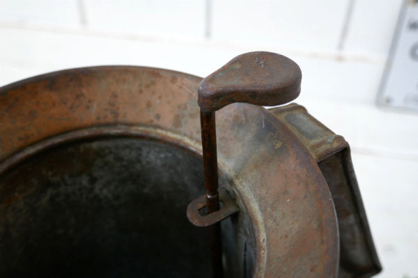 Brookins メタル 50s ビンテージ オイルジョッキ オイル差し ジャグ オイル缶 ガレージ USA