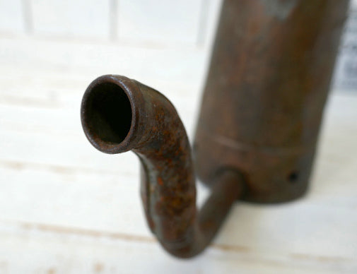 Brookins メタル 50s ビンテージ オイルジョッキ オイル差し ジャグ オイル缶 ガレージ USA