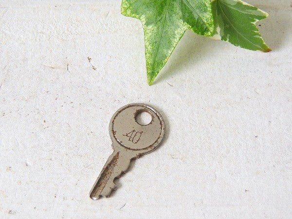 【CHENEY/ENGLAND/40】英国製・ナンバー入り・鍵・ビンテージ・キー