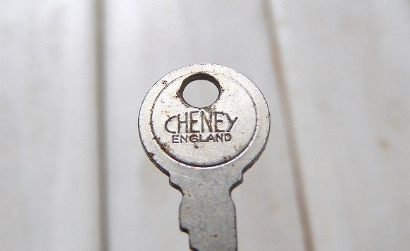 【CHENEY/ENGLAND/40】英国製・ナンバー入り・鍵・ビンテージ・キー
