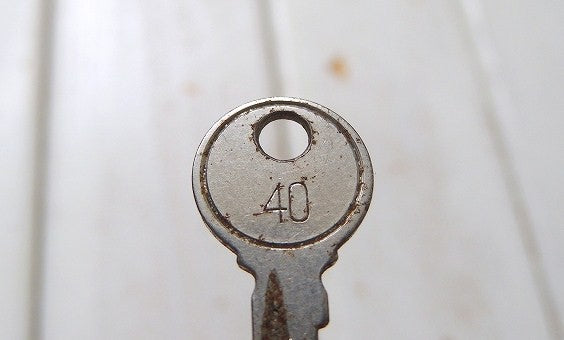 【CHENEY/ENGLAND/40】英国製・ナンバー入り・鍵・ビンテージ・キー