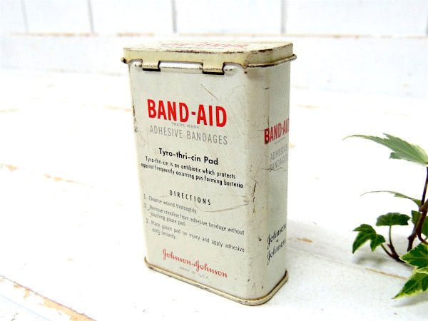 【ジョンソン&ジョンソン】1960's~バンドエイド・小さなヴィンテージ・ティン缶/ブリキ缶 USA