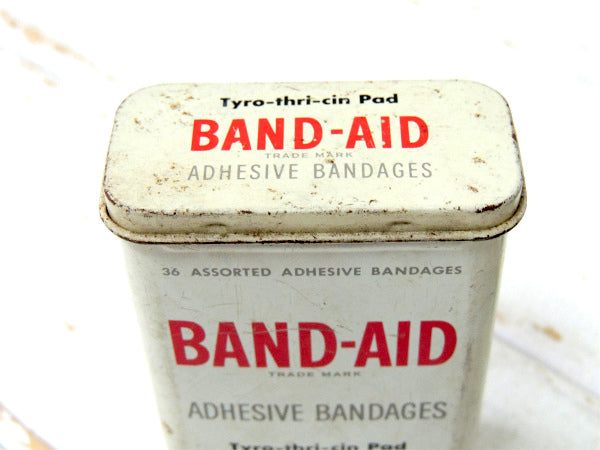 【ジョンソン&ジョンソン】1960's~バンドエイド・小さなヴィンテージ・ティン缶/ブリキ缶 USA