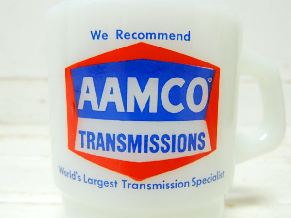 【Fire King】ファイヤーキング・AAMCO・ビンテージ・マグカップ/アドマグ/オートパーツ