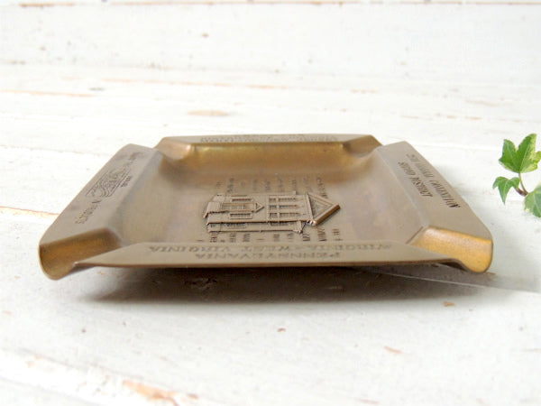 【Carpenters Hall】真鍮製・ヴィンテージ・灰皿・アシュトレイ・マネートレイ  USA