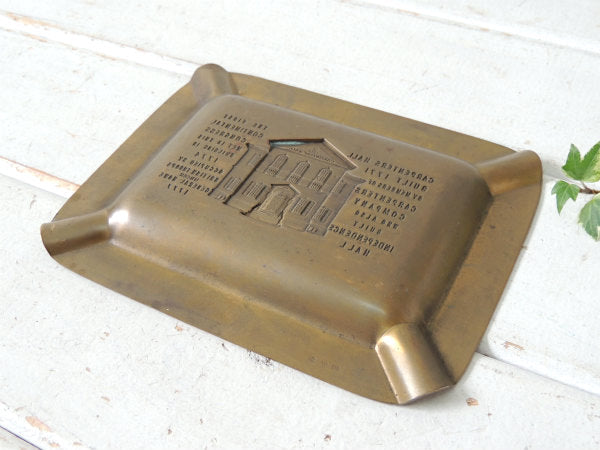【Carpenters Hall】真鍮製・ヴィンテージ・灰皿・アシュトレイ・マネートレイ  USA