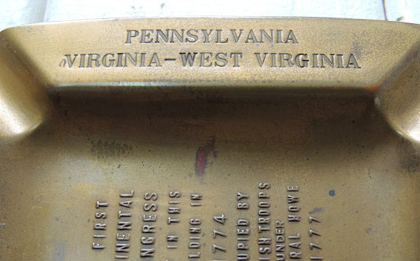 【Carpenters Hall】真鍮製・ヴィンテージ・灰皿・アシュトレイ・マネートレイ  USA