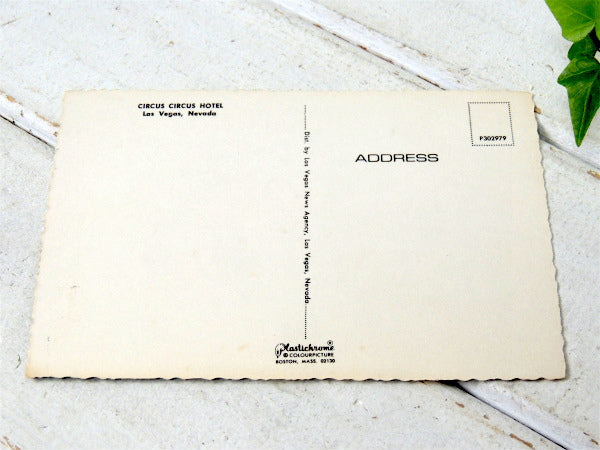 【サーカス・サーカスホテル】1960s~・アメ車・ビンテージ・ポストカード・葉書・写真・べガス