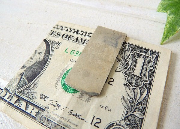 カチナ シルバー製・ヴィンテージ・マネークリップ インディアン USA ネイティブ