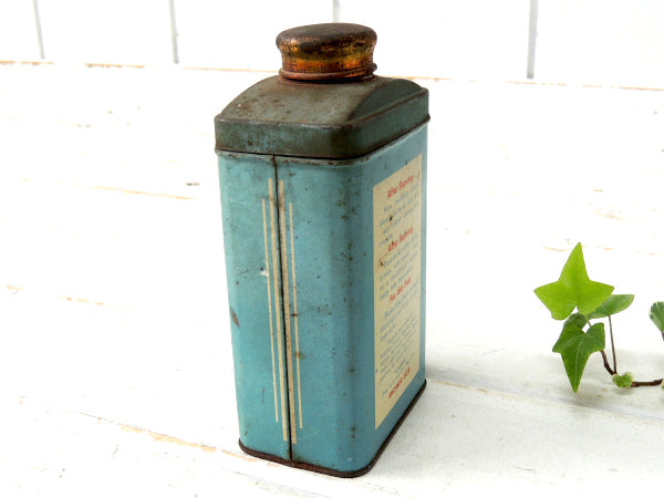 Williams ブリキ・アンティーク・シェービング用・TIN缶・パウダーケース BARBER 髭