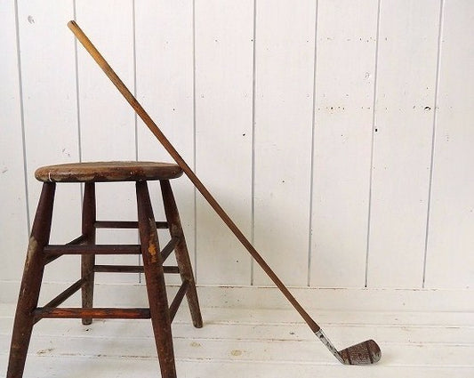 SPALDING SWEETSPOT 木製 シャフト・鉄・アンティーク・ゴルフ クラブ・アイアン