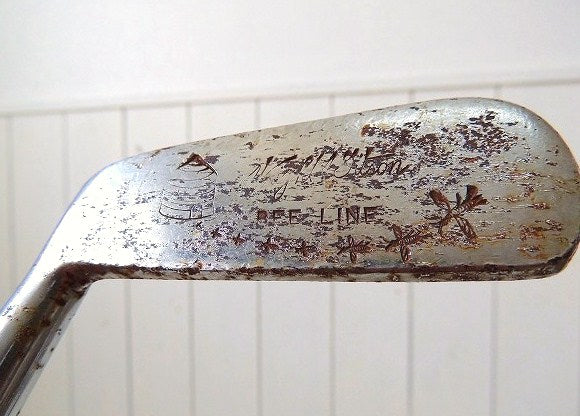 BEE LINE アイアン・木製 シャフト・鉄・アンティーク・ゴルフ クラブ