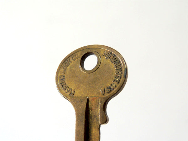 マスターロック ライオン MASTER  U.S.A.・ヴィンテージ・キー・鍵・key・真鍮製