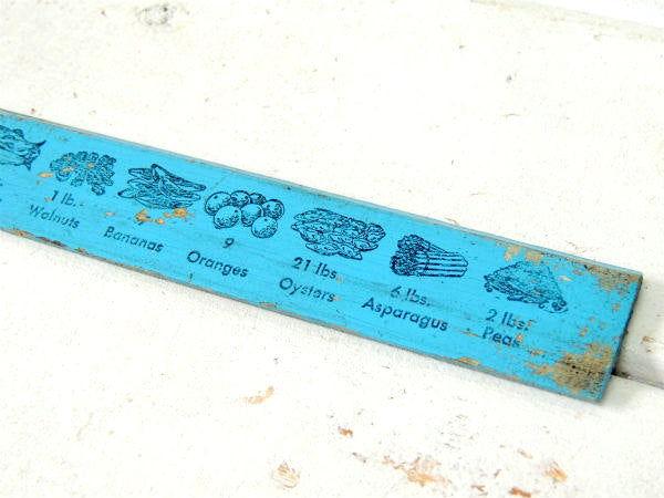 【ゴールデンミルク・1960s】絵柄の可愛い・アドバタイジング・木製・ビンテージ・ルーラー・定規
