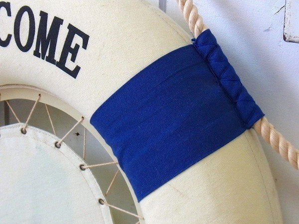 【WELCOME ABOARD】ディスプレイ用・ヴィンテージ・浮き輪/ライフブイ/マリン USA