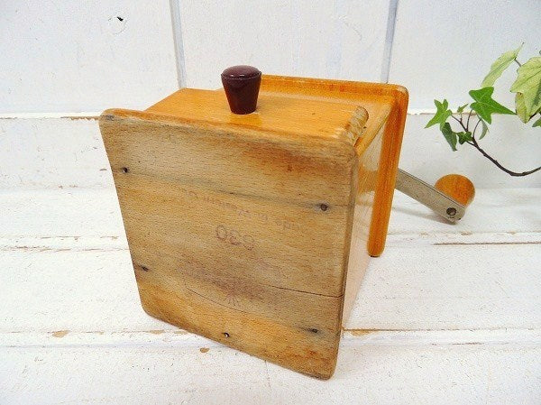 西ドイツ・木製・アンティーク・コーヒーミル グラインダー Western Germany