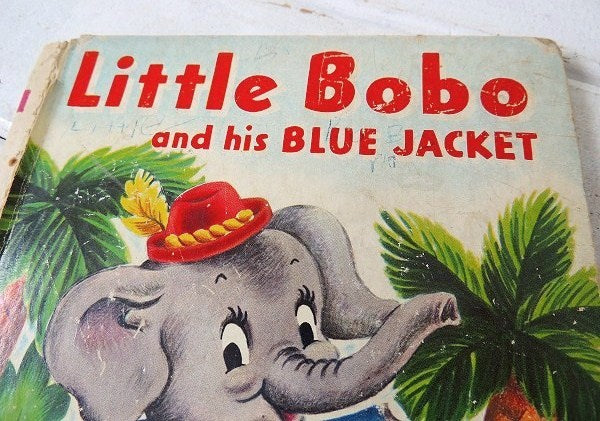 【Little Bobo】子ゾウ&動物・50'sヴィンテージ・絵本 USA/アニマル